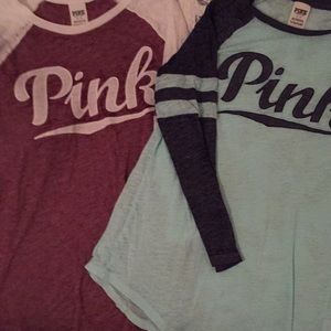 Victoria Secret quarter sleeves.